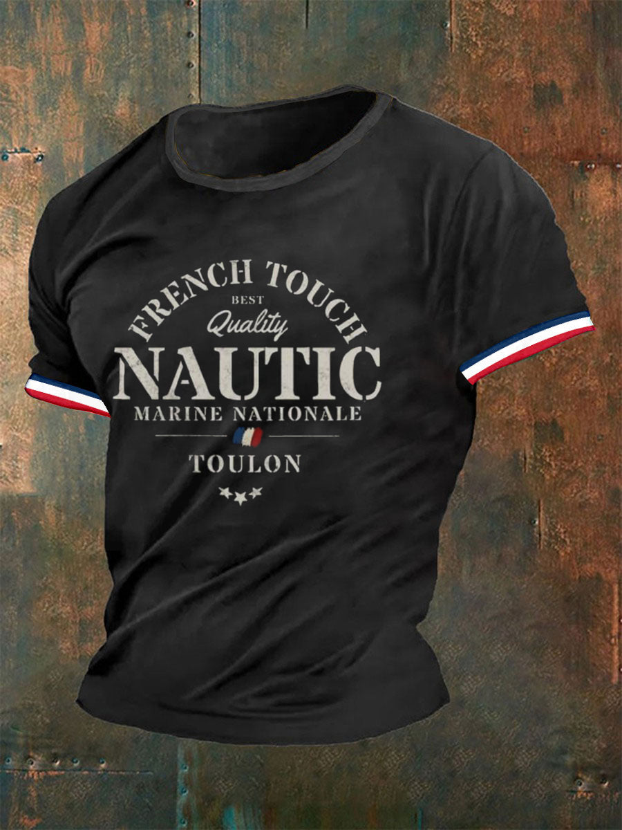 T-shirt à manches courtes Marine Nationale Homme