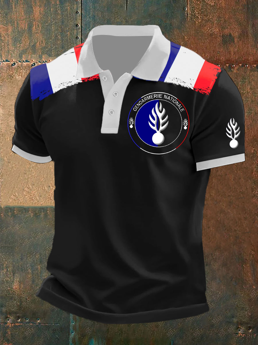 T-shirt à manches courtes Gendarmerie Nationale pour homme