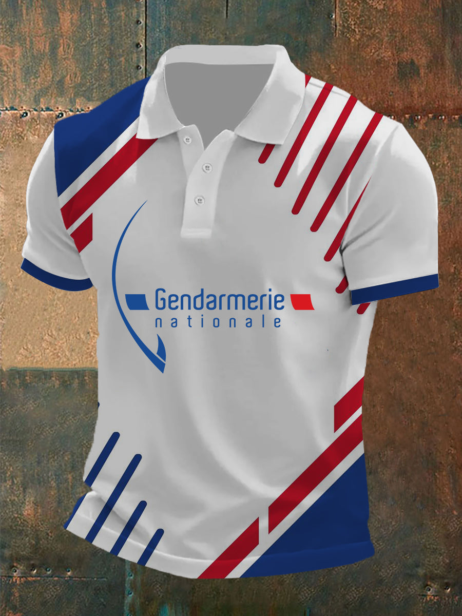 T-shirt à manches courtes Gendarmerie Nationale pour homme
