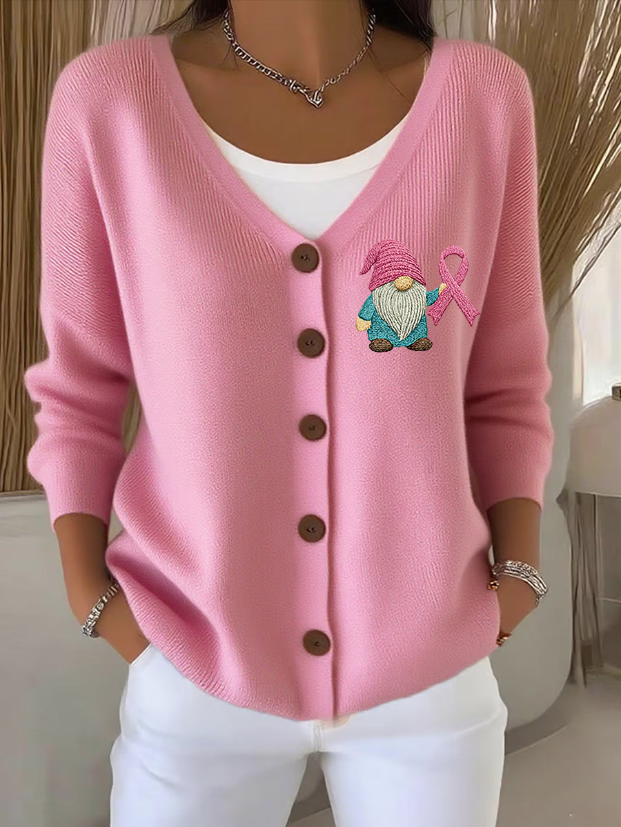 Cardigan Femme Rose Sensibilisation Au Cancer Du Sein