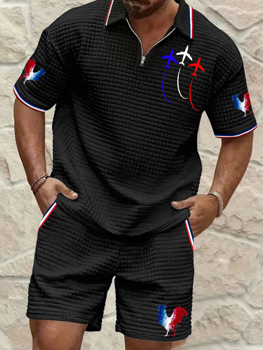 Costume Homme Bleu Blanc Rouge