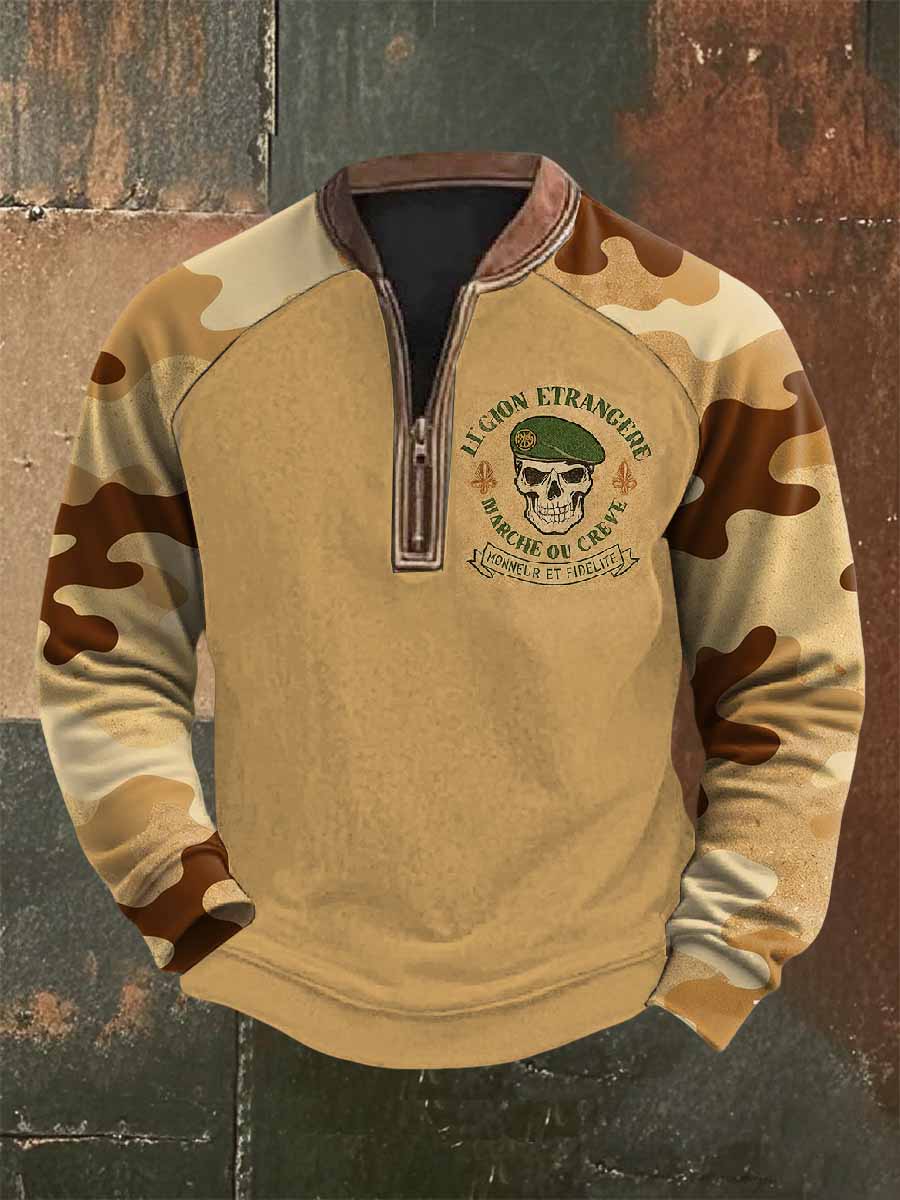 Sweat Vintage Légion Étrangère Française Imprimé