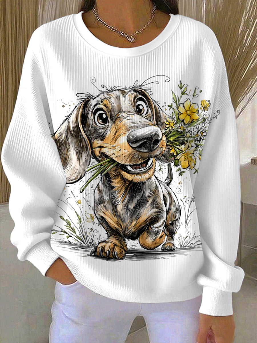 Sweatshirts teckel pour femmes