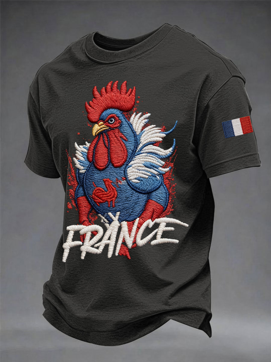 T-shirt France Rugby à manches courtes Homme