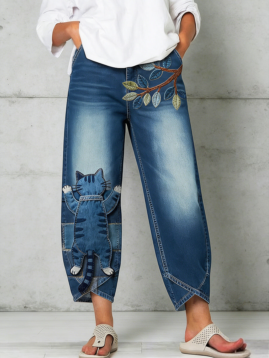 Pantalon pour femme à imprimé animalier