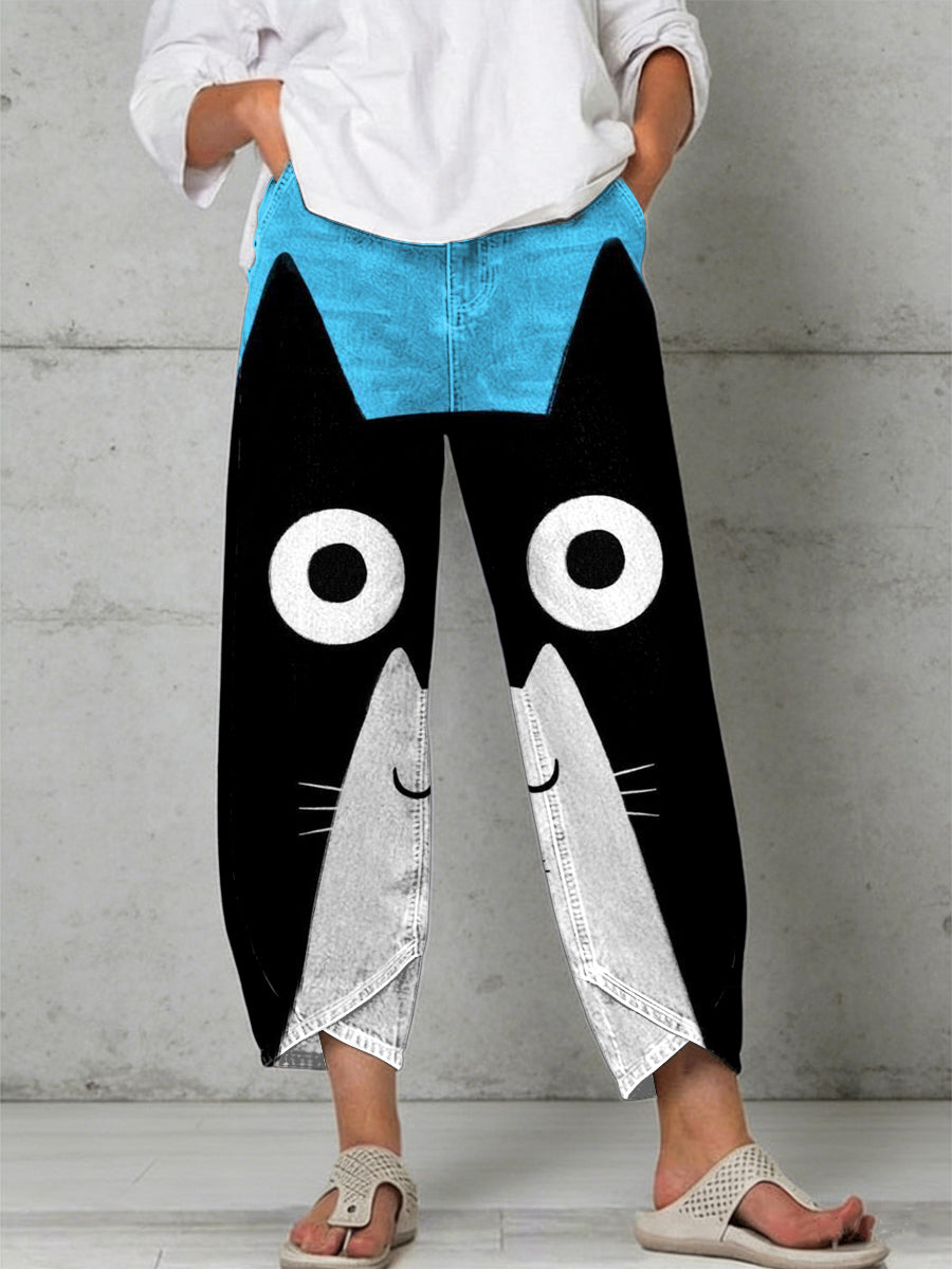 Pantalon pour femme à imprimé animalier