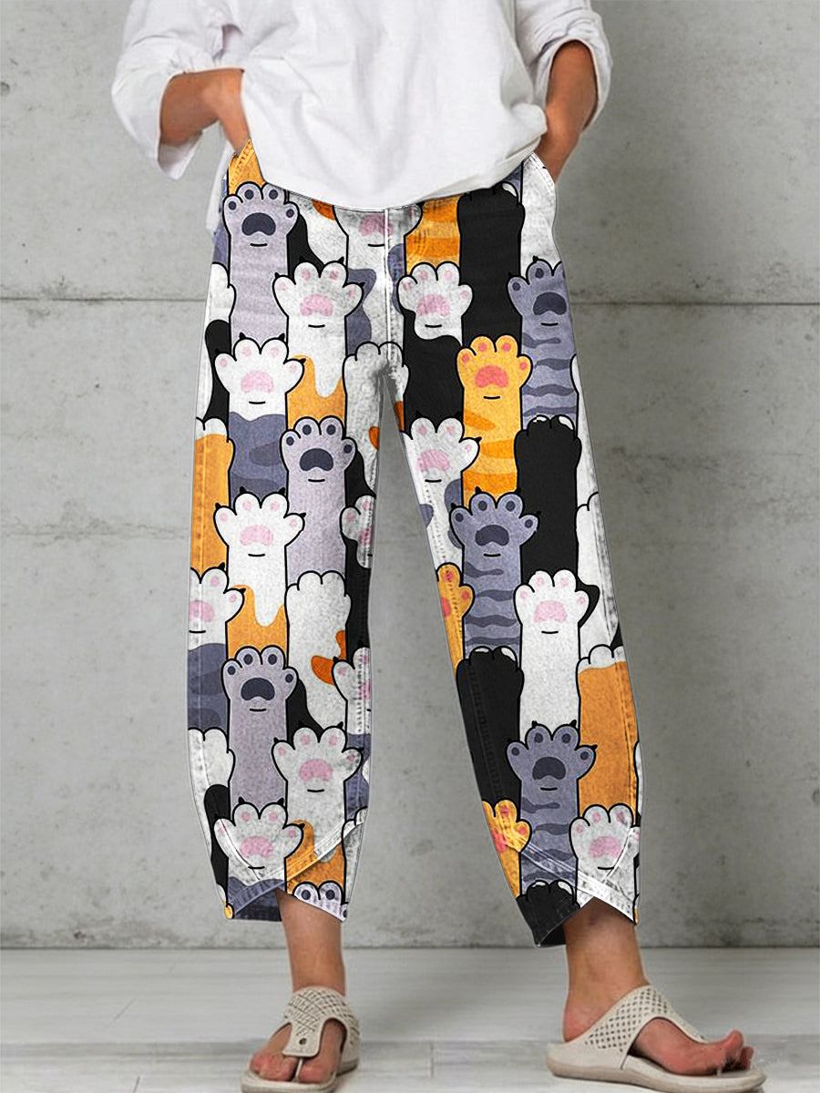 Pantalon pour femme à imprimé animalier