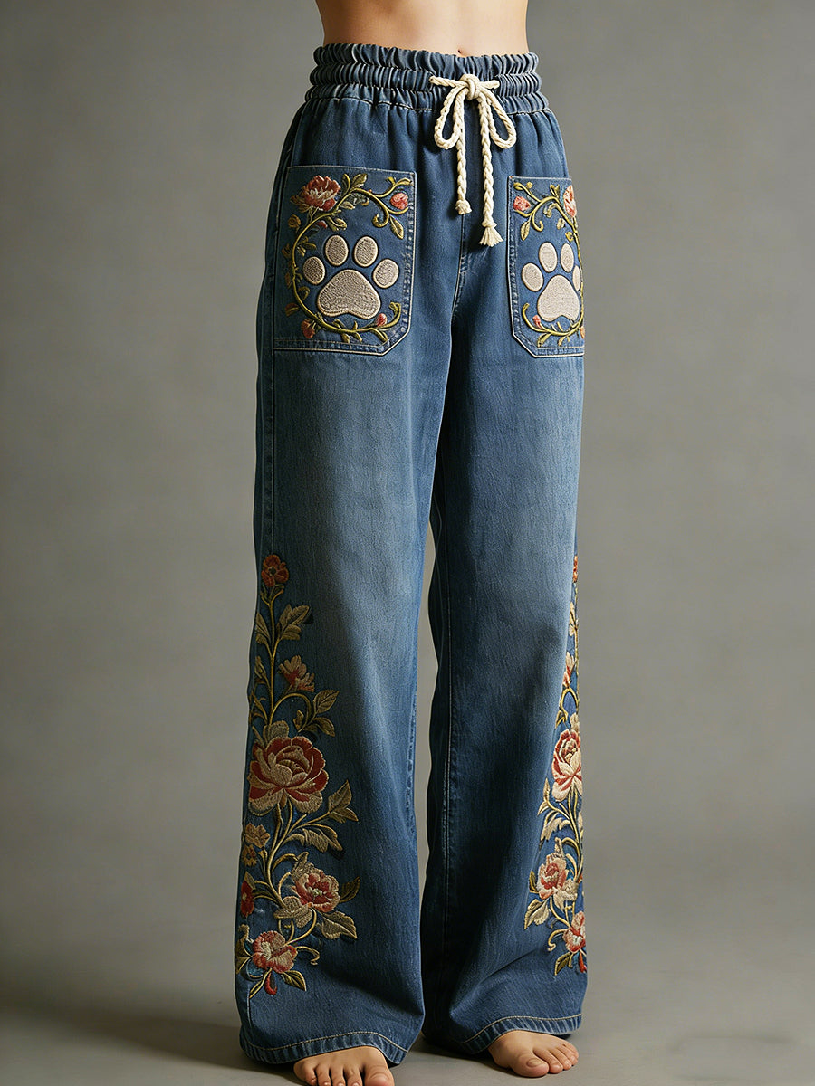 Pantalon pour femme à imprimé animalier