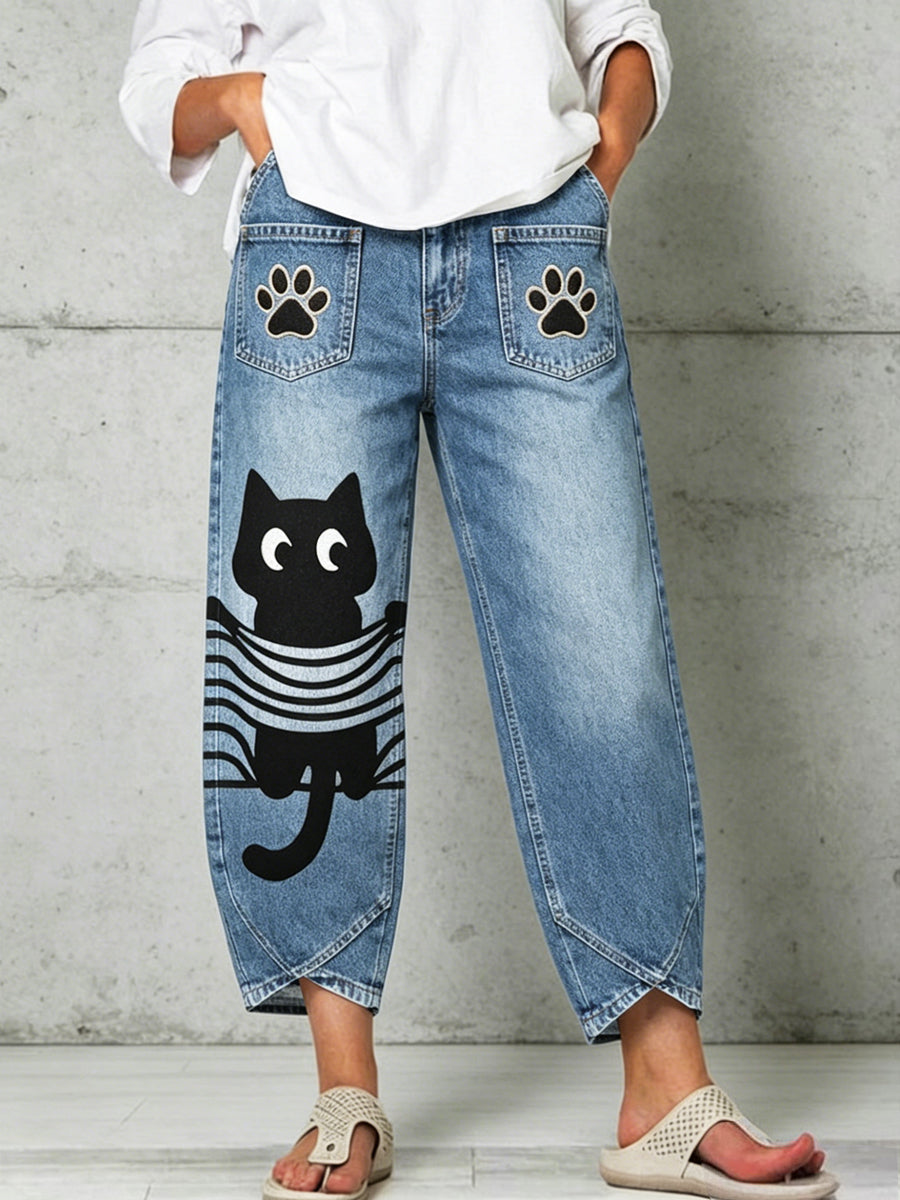Pantalon pour femme à imprimé animalier