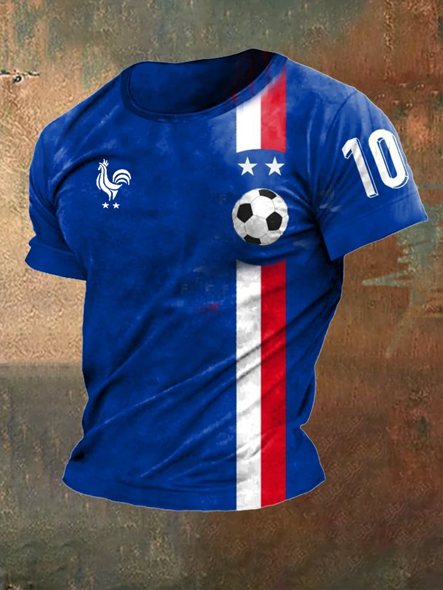T-shirt à manches courtes France Football pour hommes