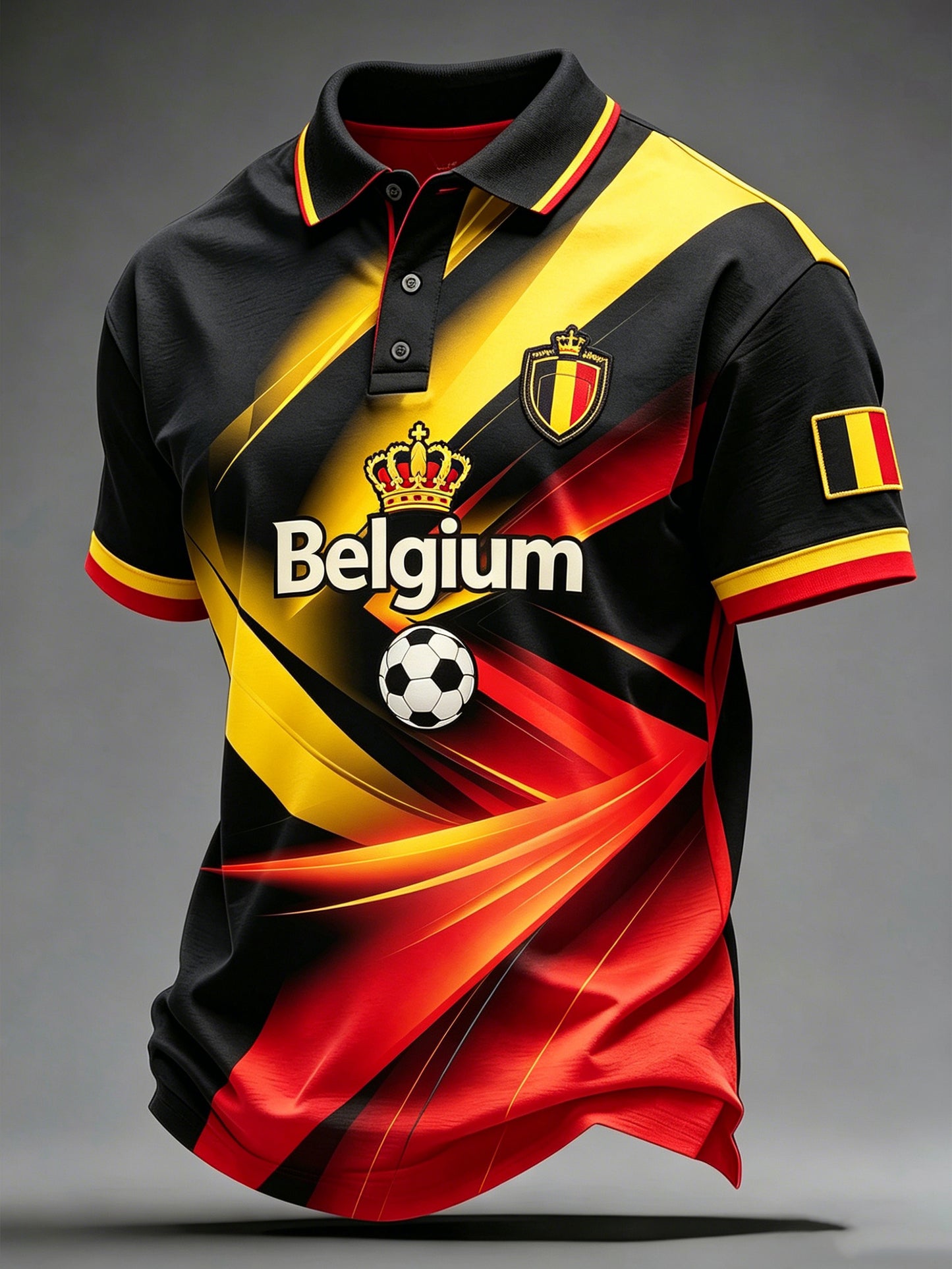 Affiche d'art pour les supporters du football belge masculin – Polo