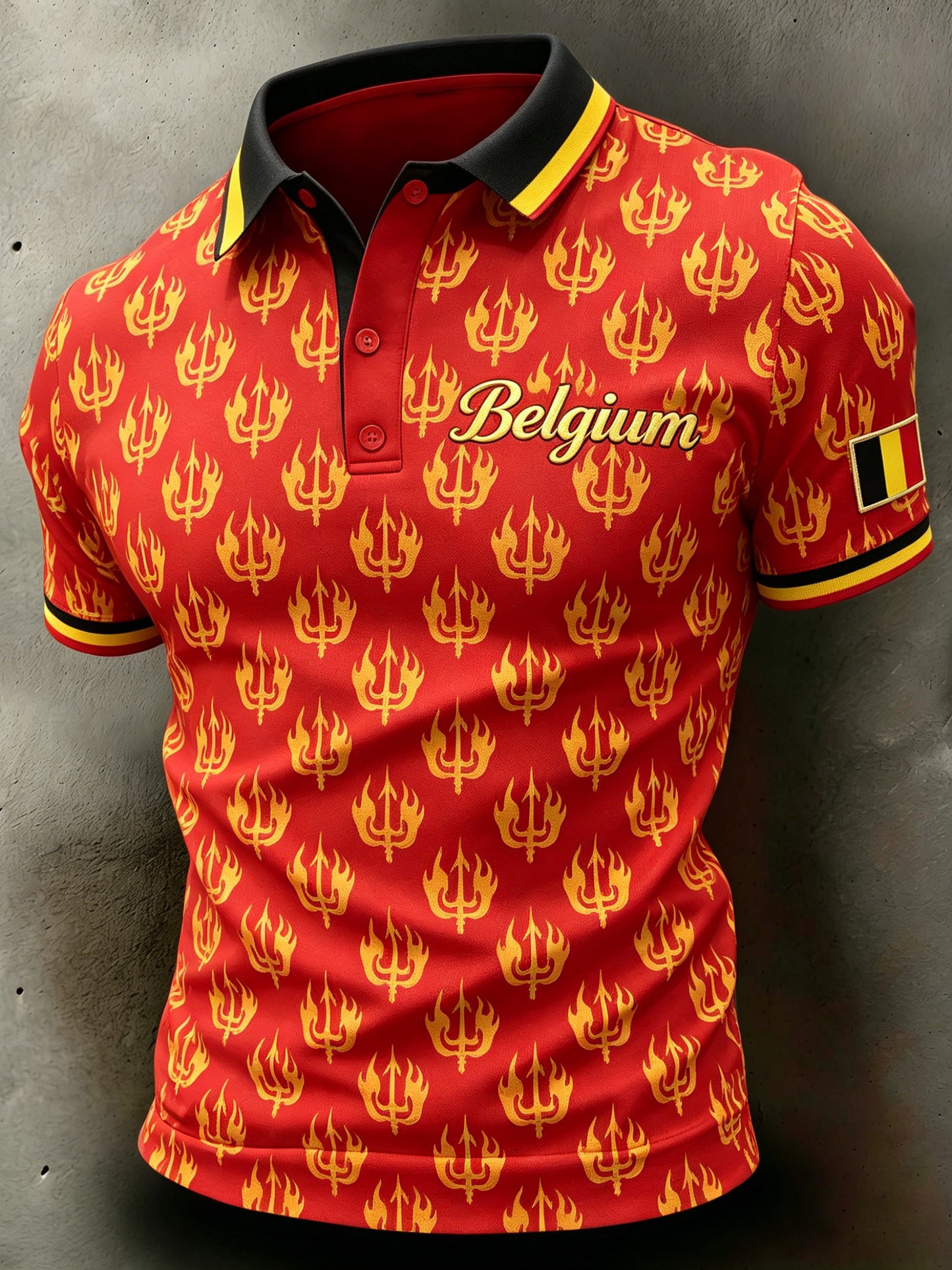 Affiche d'art pour les supporters du football belge masculin – Polo