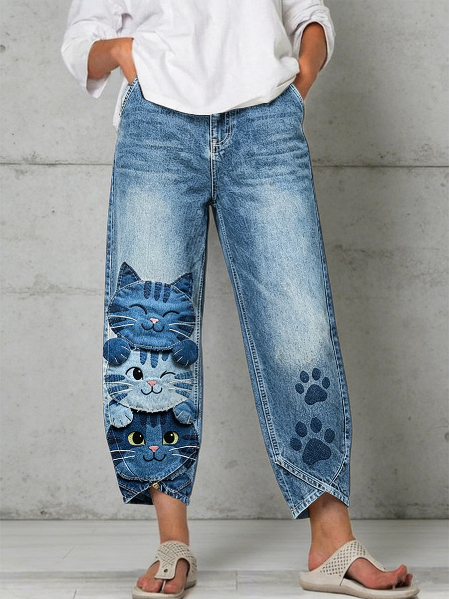 Pantalon pour femme à imprimé animalier