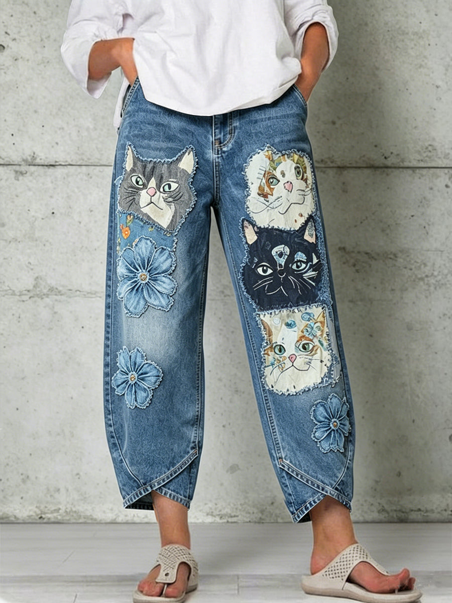 Pantalon pour femme à imprimé animalier