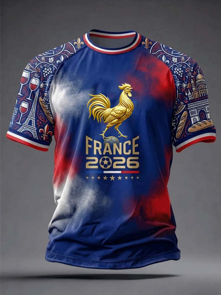 T-shirt manches courtes France Football pour hommes