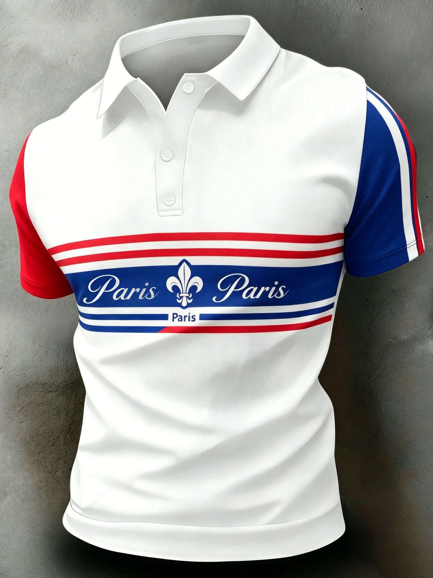 Polo imprimé «Art du soutien» du Paris Saint-Germain pour hommes