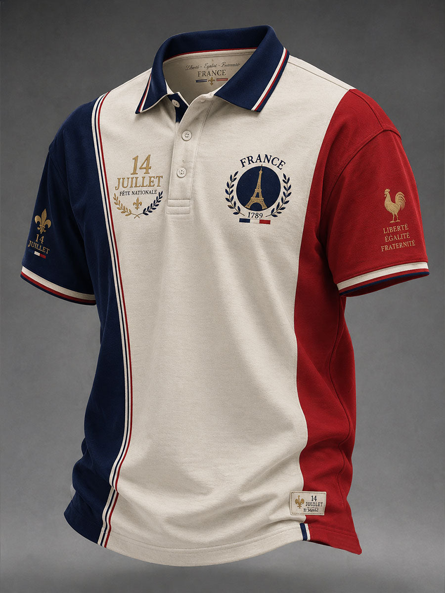 Chemise pour homme France Le 14 Juillet imprimée