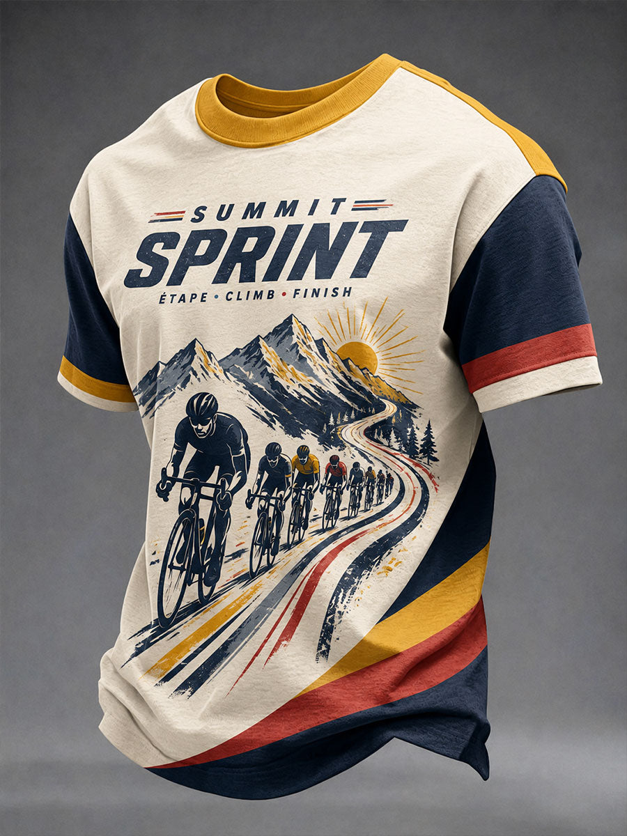 T-shirt à manches courtes Bicycle Race pour homme