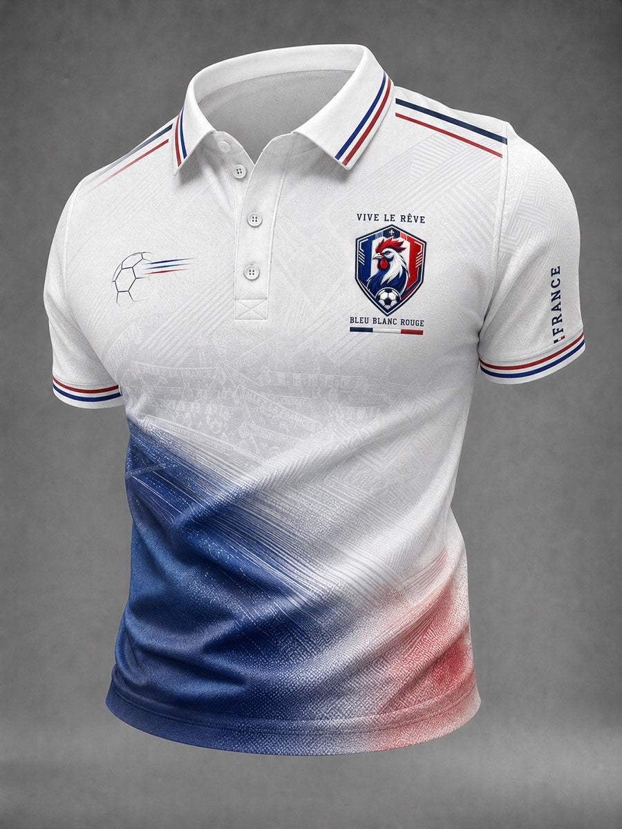 Chemise imprimée France Football pour homme