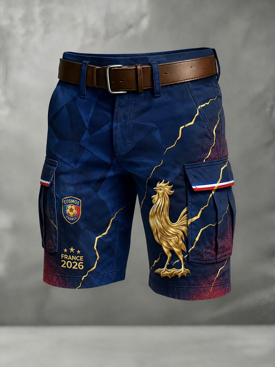 Short France Football Cargo pour homme