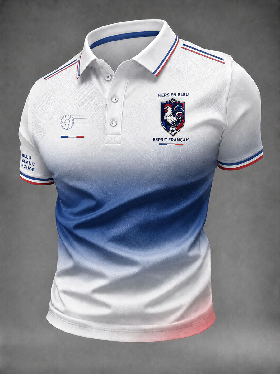 Chemise pour hommes France Football imprimée