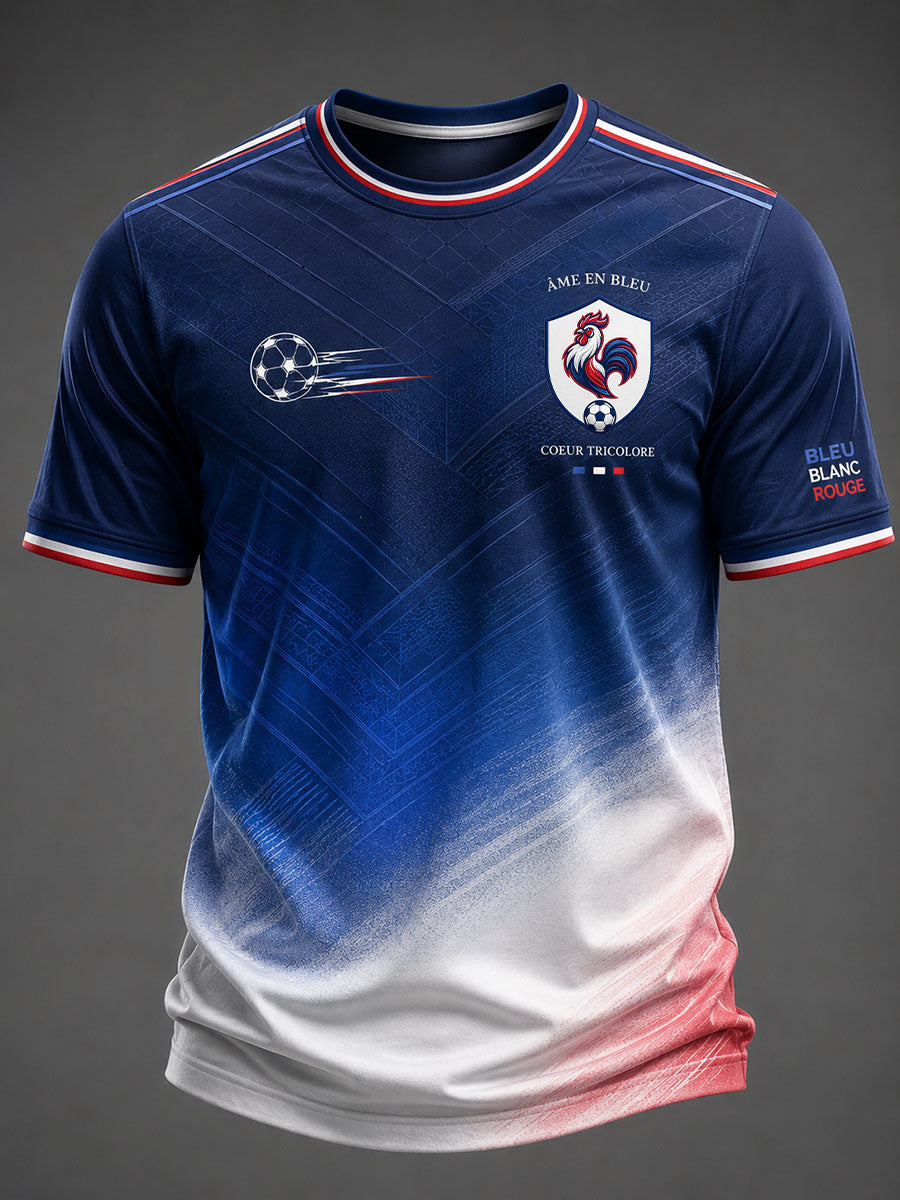 T-shirt imprimé France Football Homme