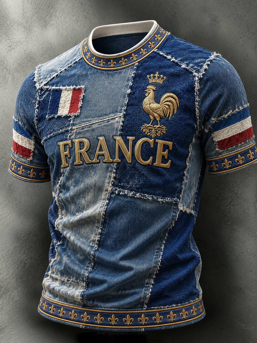 T-shirt manches courtes France Football pour homme