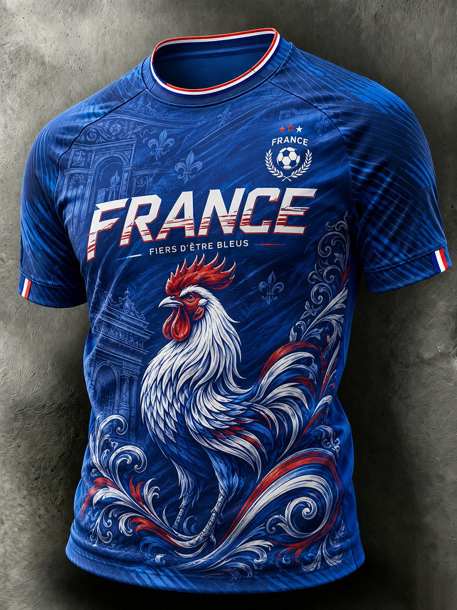 T-shirt manches courtes France Football pour homme