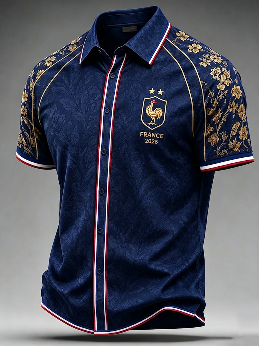 Maillot France Football pour homme à manches courtes