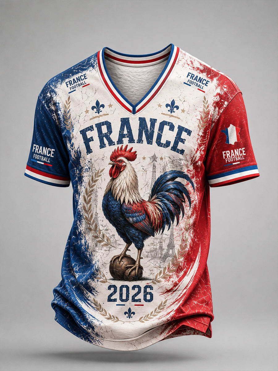 T-shirt manches courtes France Football pour homme