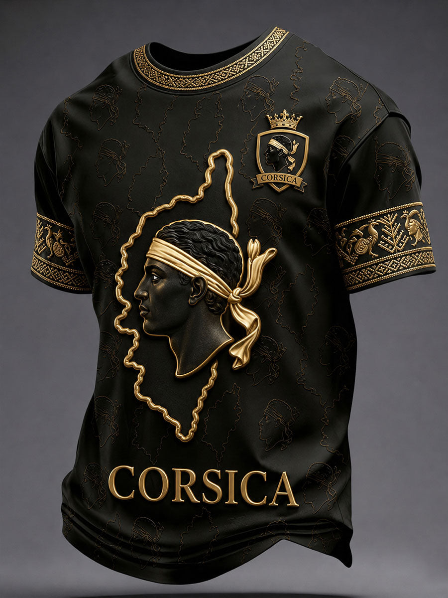 T-shirt corset à manches courtes pour homme
