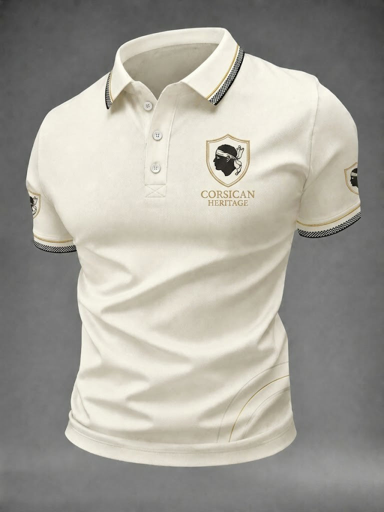 Chemise pour homme à imprimé du drapeau de la Corse