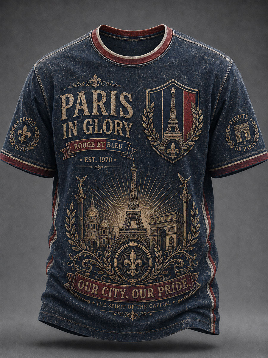T-shirt à manches courtes Paris Football pour homme