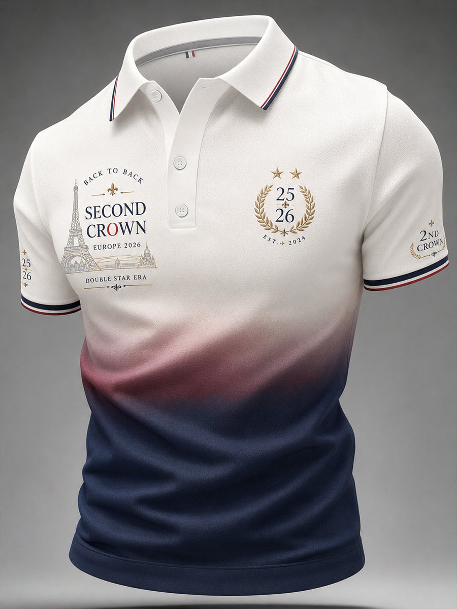 Maillot parisien de football pour hommes, modèle dos à dos