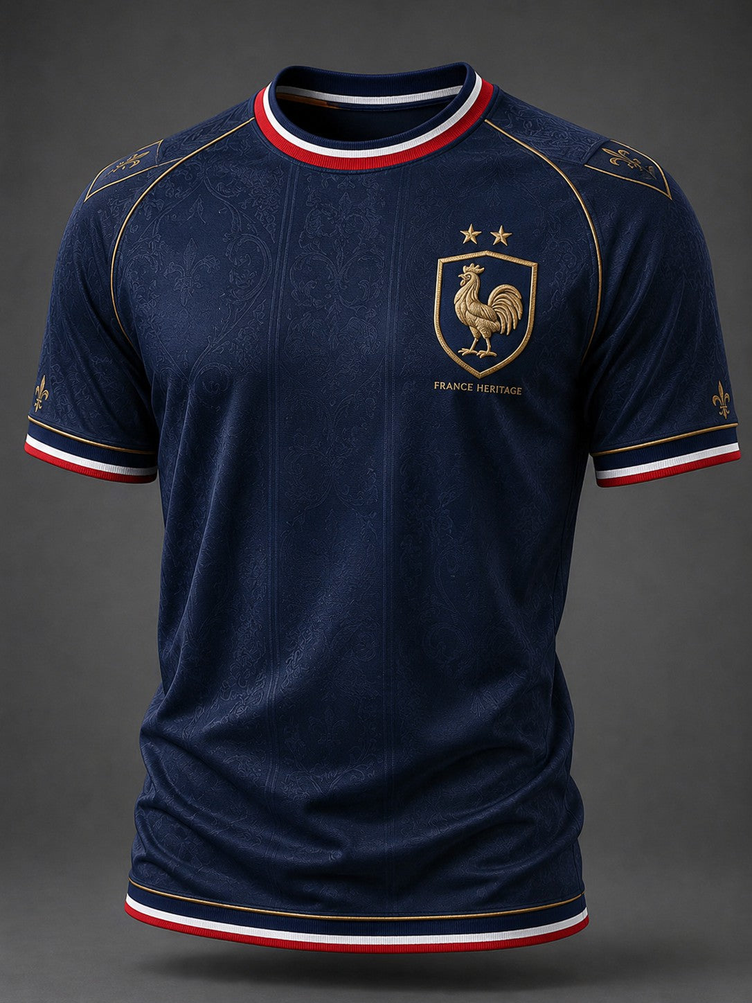 T-shirt imprimé France Football pour homme