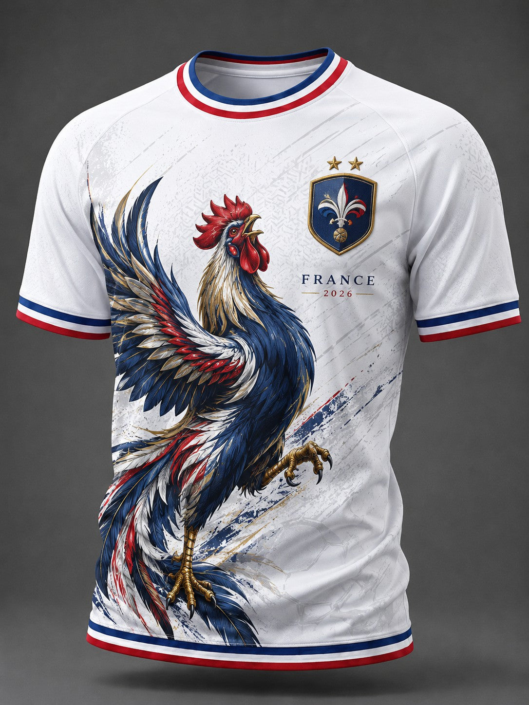 T-shirt imprimé France Football pour homme