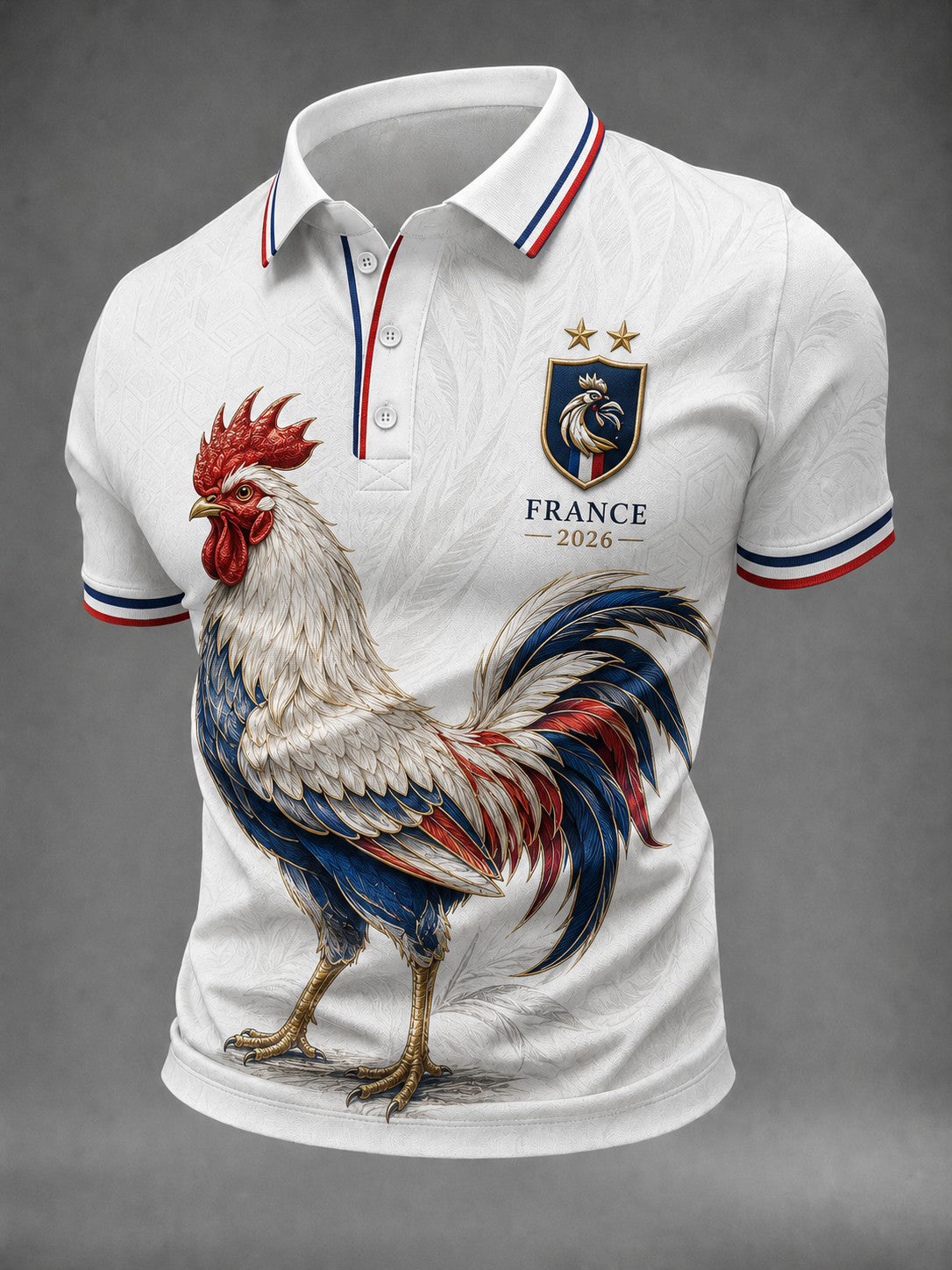 Chemise pour hommes France Football imprimée