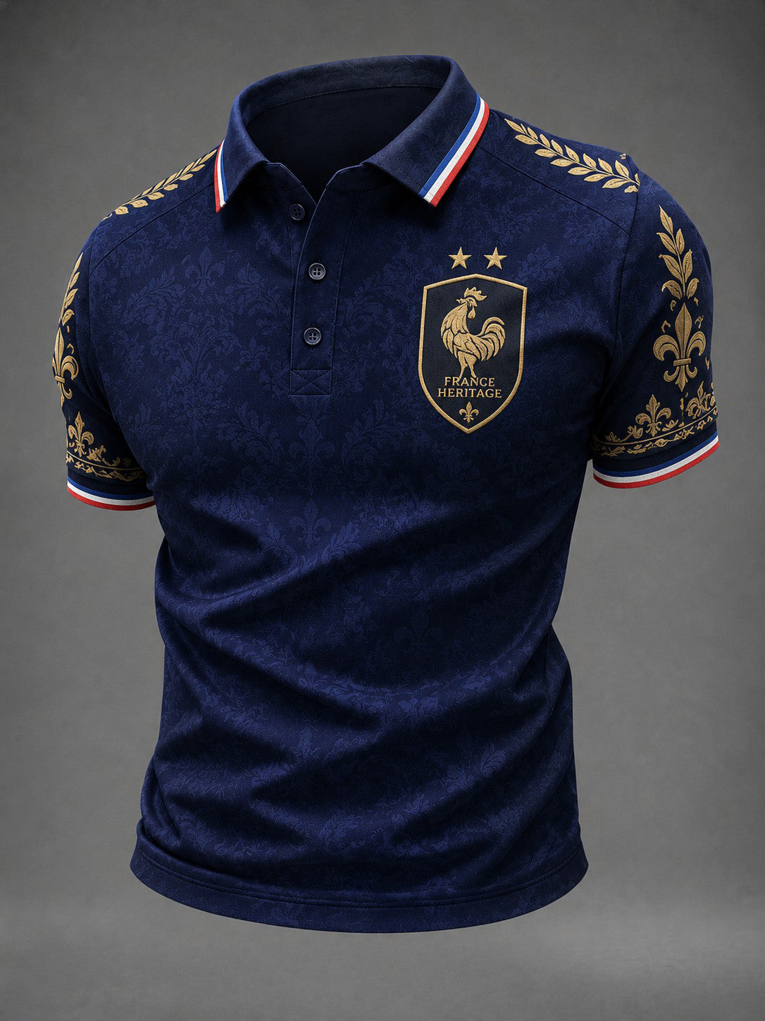 Chemise pour hommes France Football imprimée