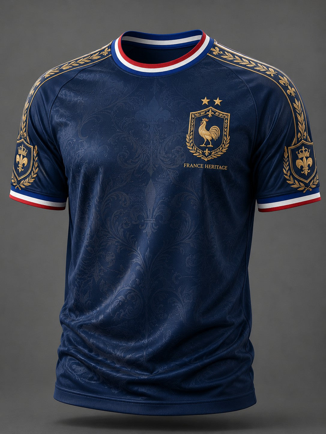 T-shirt imprimé France Football pour homme
