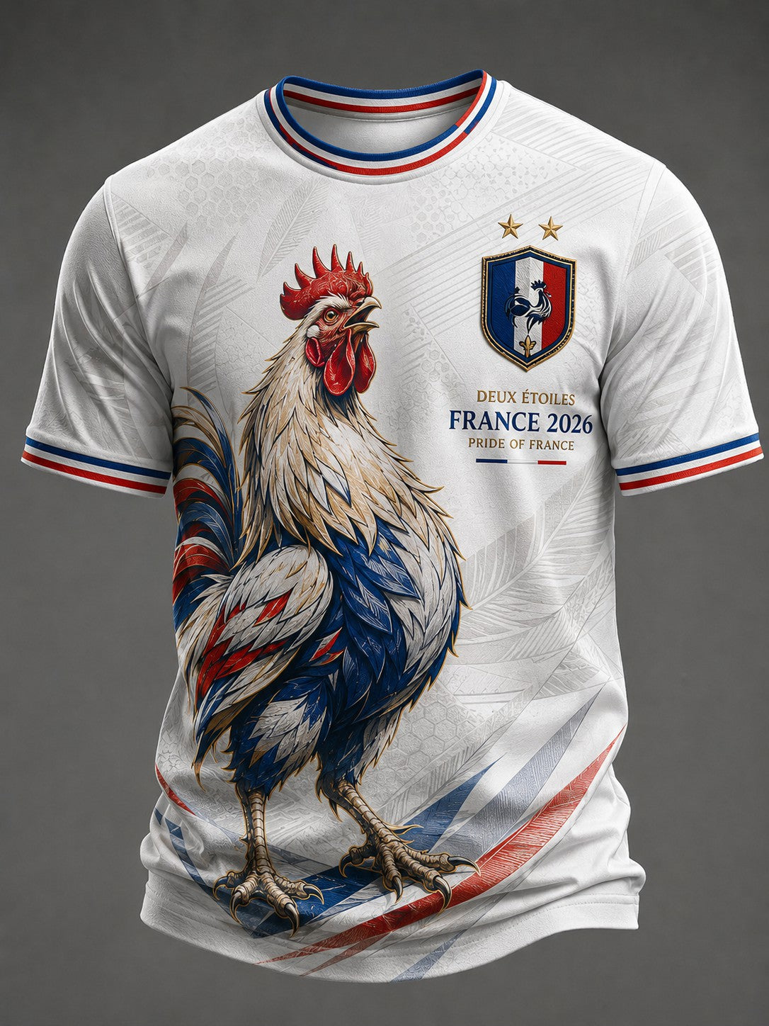 T-shirt imprimé France Football pour homme