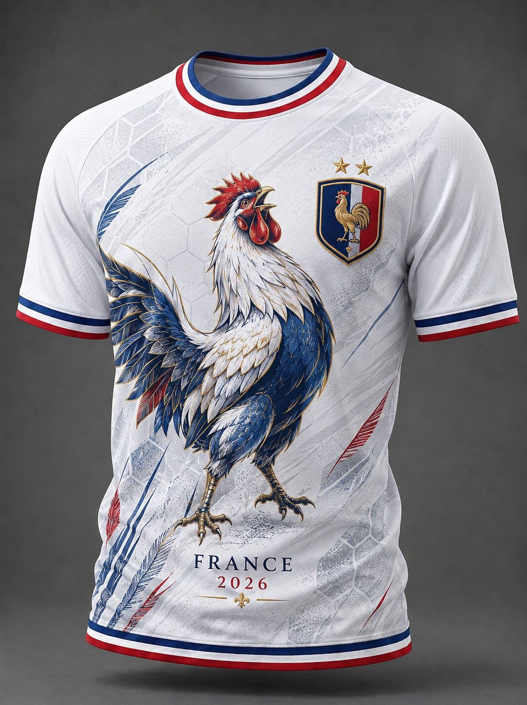 T-shirt imprimé France Football pour homme