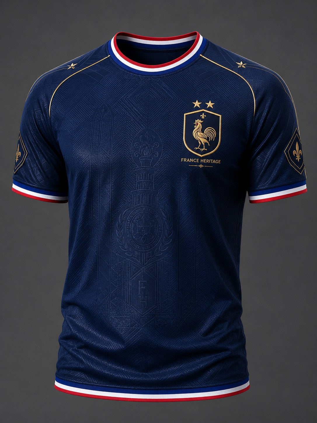 T-shirt imprimé France Football pour homme