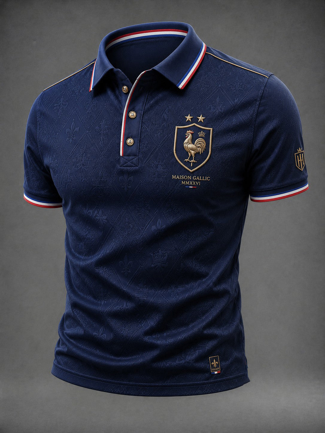 Chemise pour hommes France Football imprimée