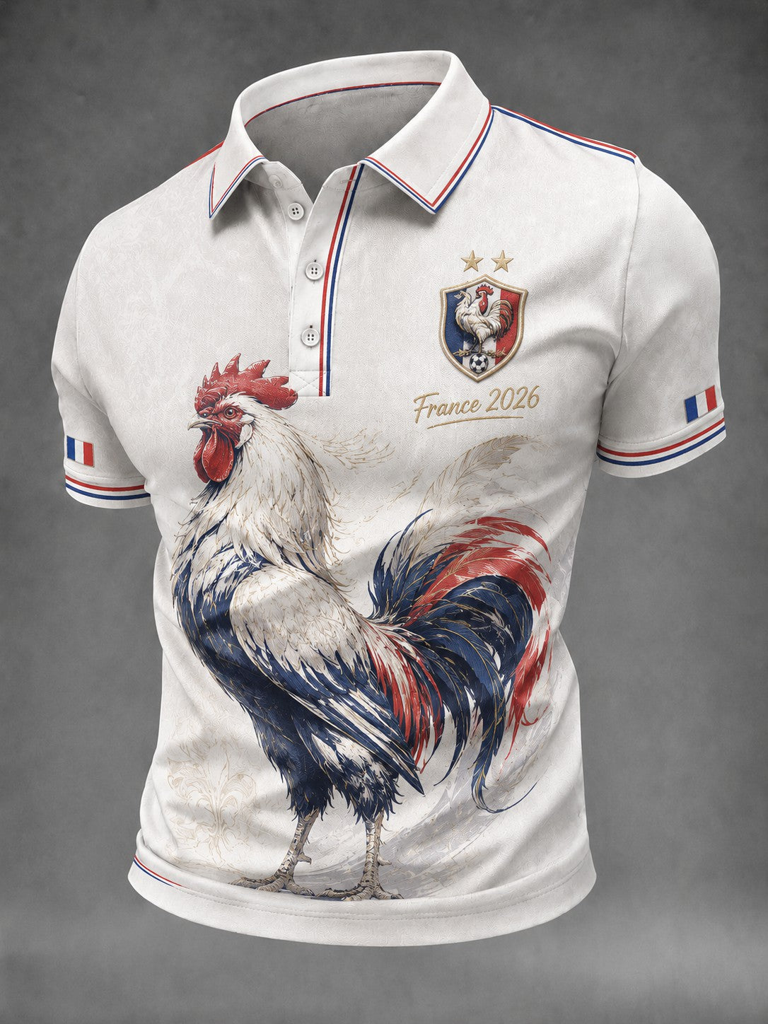 Chemise pour hommes imprimée France Football