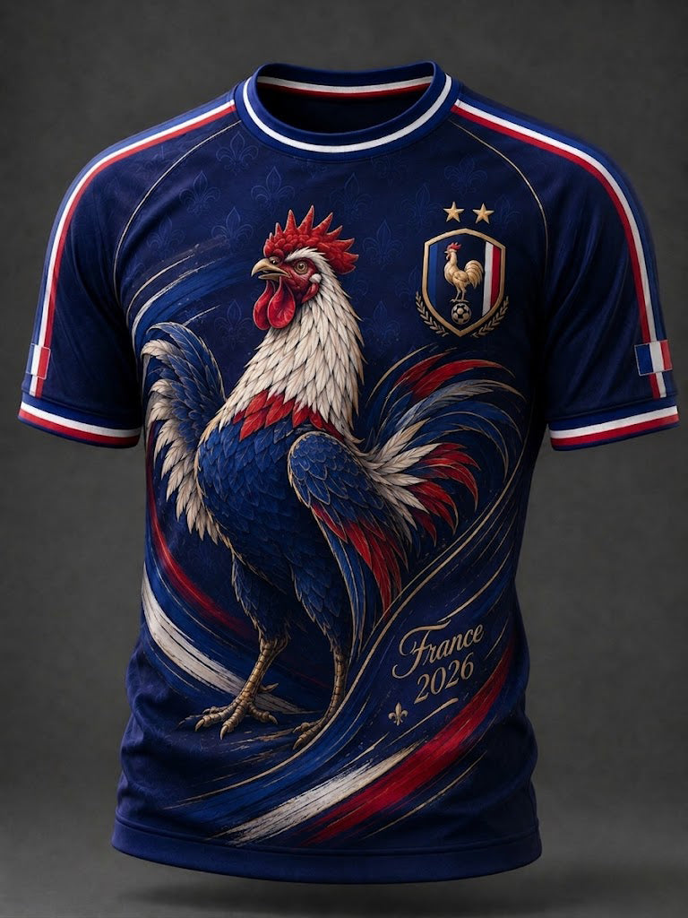 T-shirt homme imprimé France Football