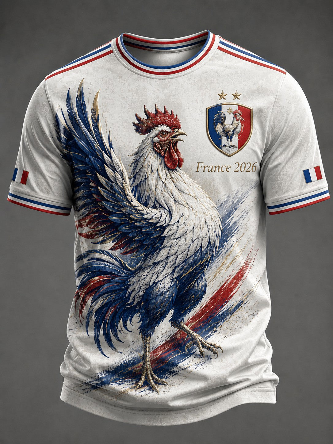 T-shirt homme imprimé France Football