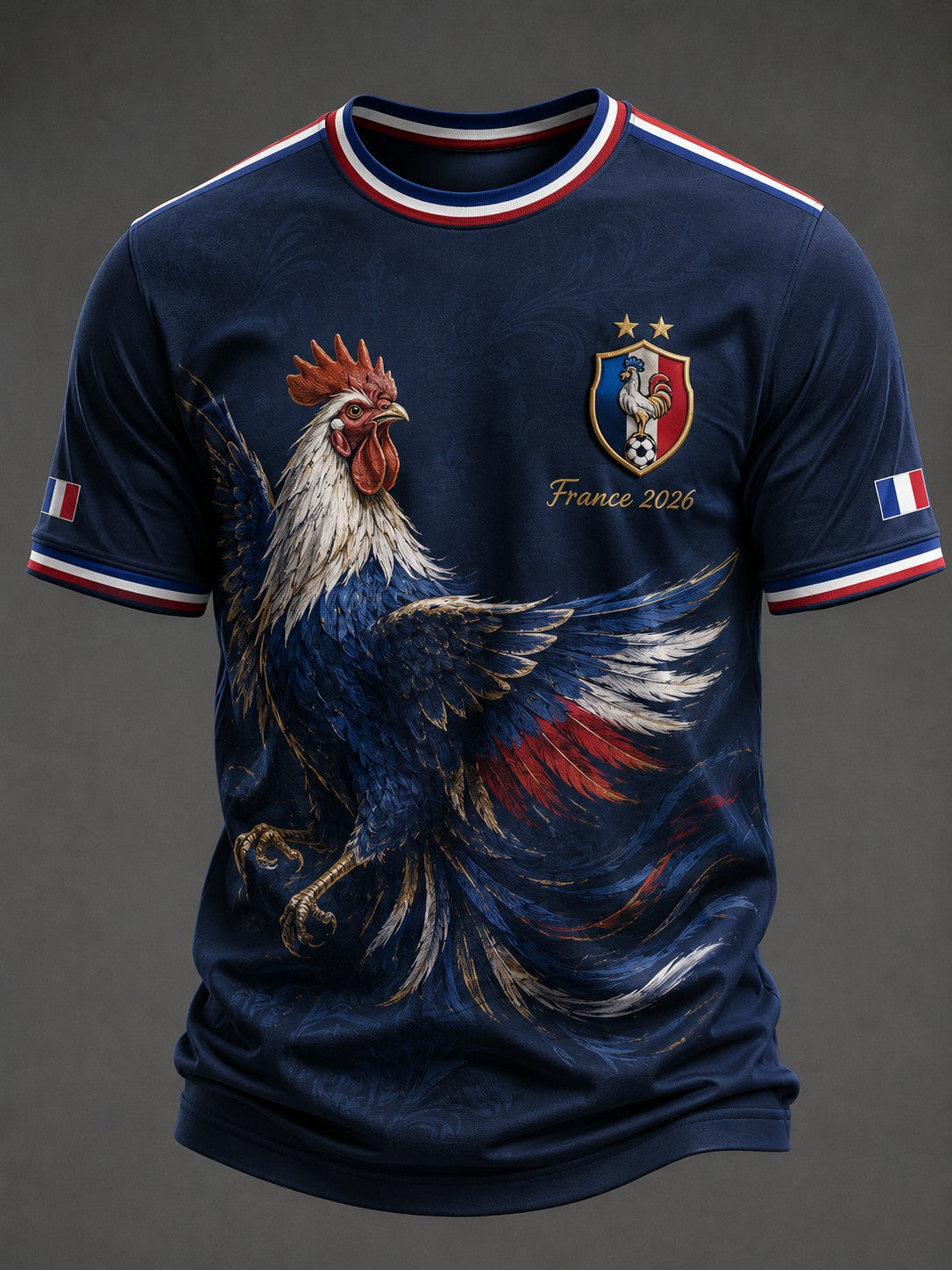 T-shirt homme imprimé France Football