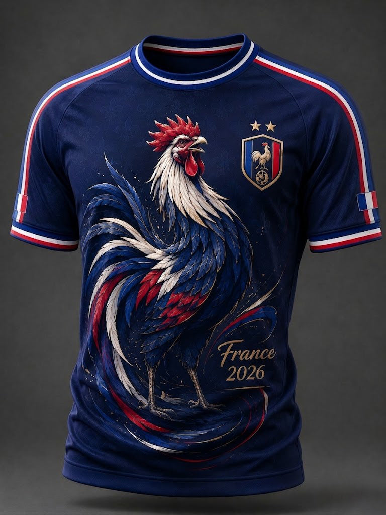 T-shirt homme imprimé France Football
