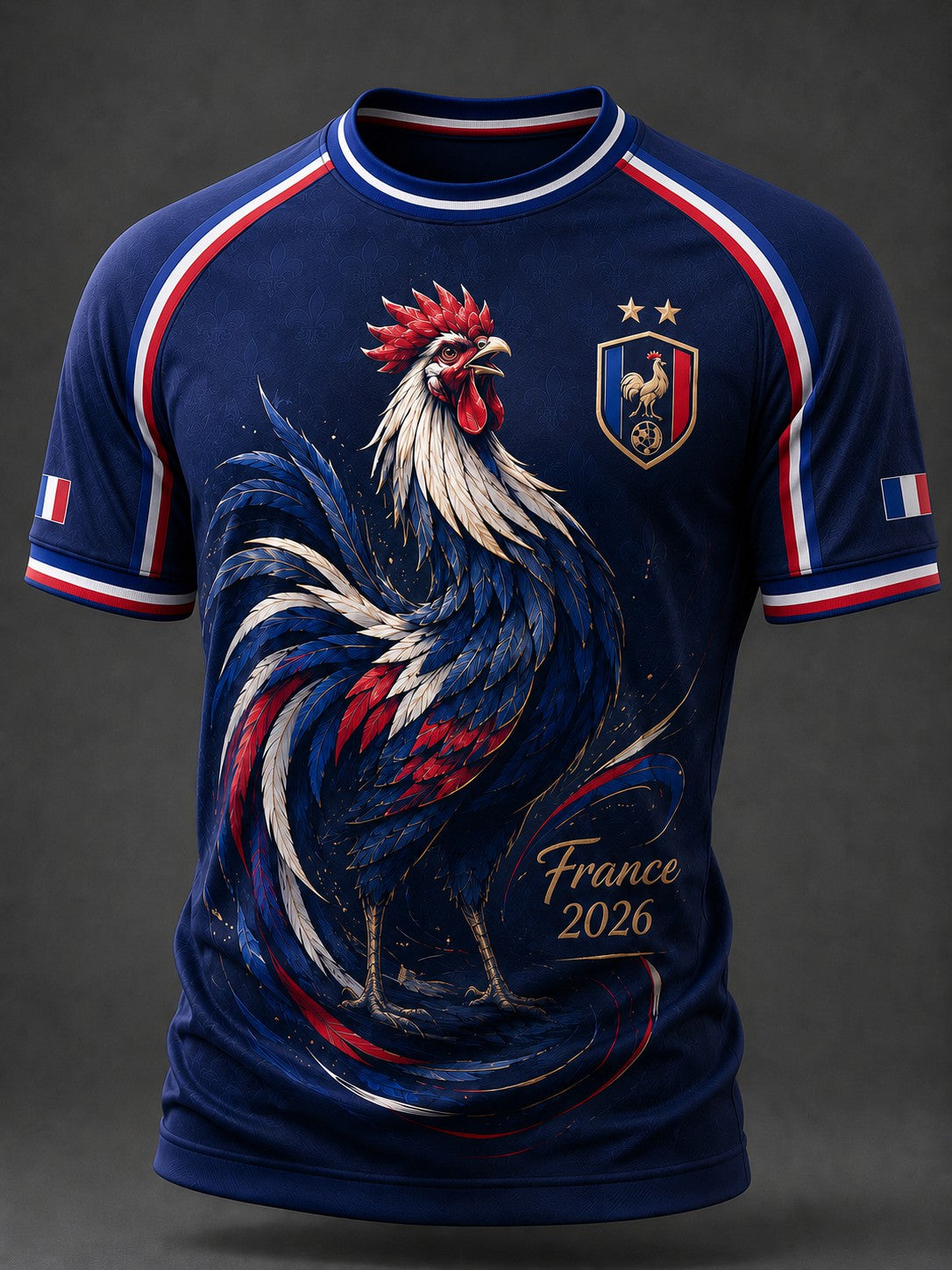 T-shirt homme imprimé France Football