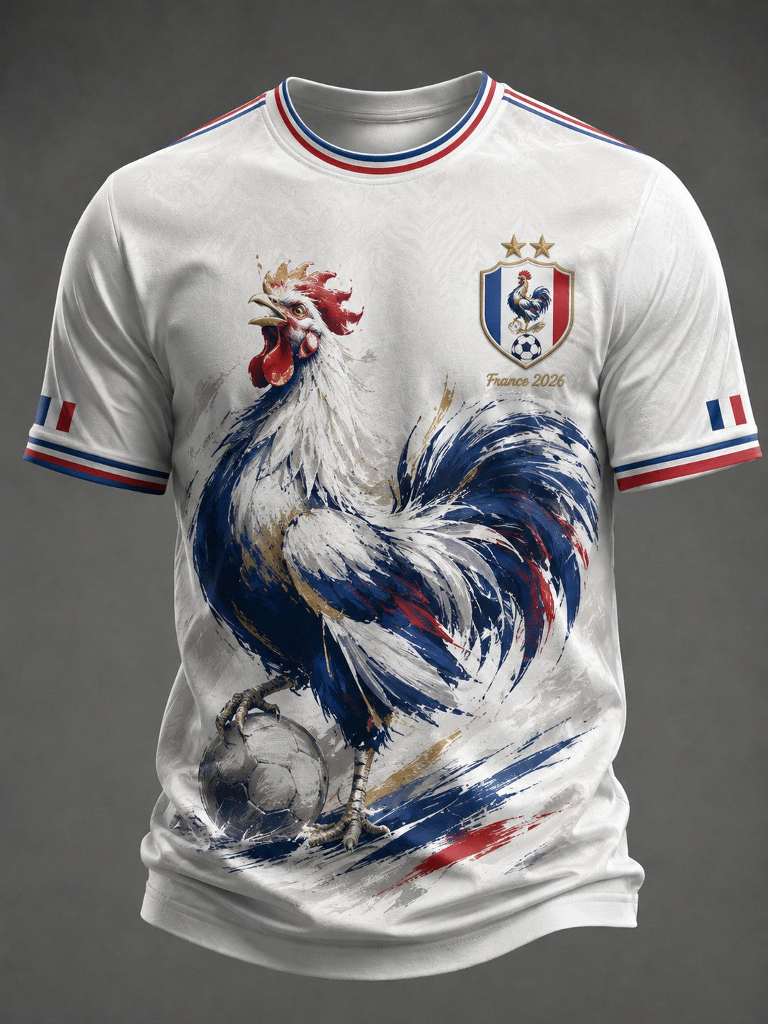 T-shirt homme imprimé France Football